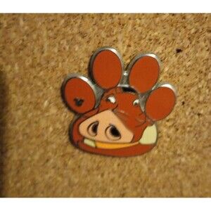 Disney Lion King Pumba Paw Hidden Mickey Enamel Pin - 2017 - Disney Park